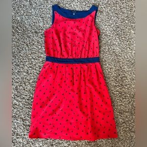 Tommy Hilfiger Red and Navy Sailboat Dress
